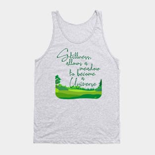 Stillness-dark Tank Top